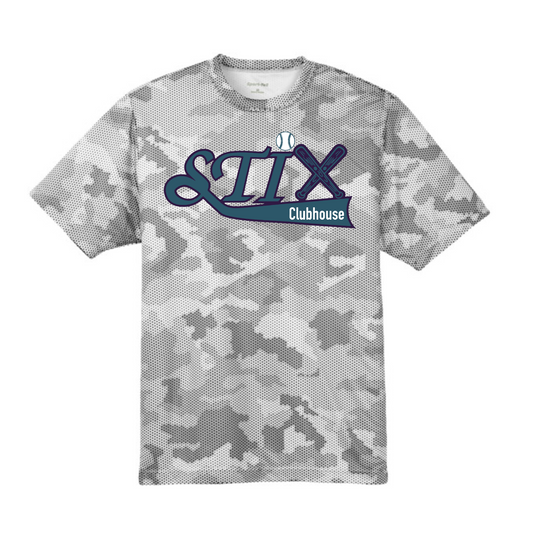 Camo Hex STIX Clubhouse Softball Tee, STIX Softball Tshirt, STIX Softball Camo Shirt
