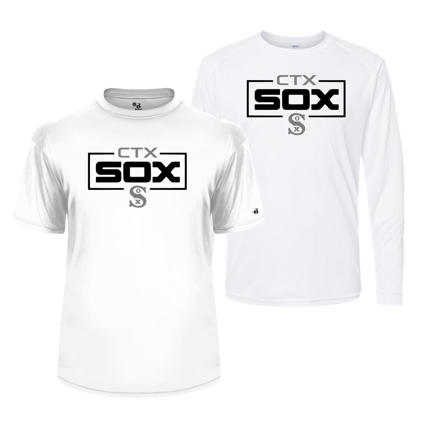 CTX Sox Baseball Sox Tshirt, CTX Sox Baseball Logo Shirt, Longsleeve Sox Baseball Tee