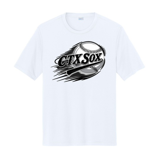 White CTX Sox Baseball Drifit Tee