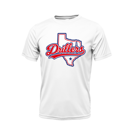 Drillers Baseball Texas Performance Tee