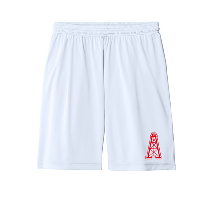 Drillers White Baseball Performance Shorts