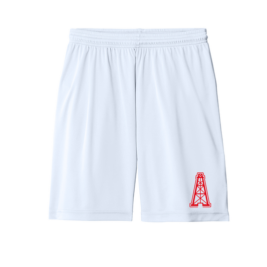 Drillers White Baseball Performance Shorts