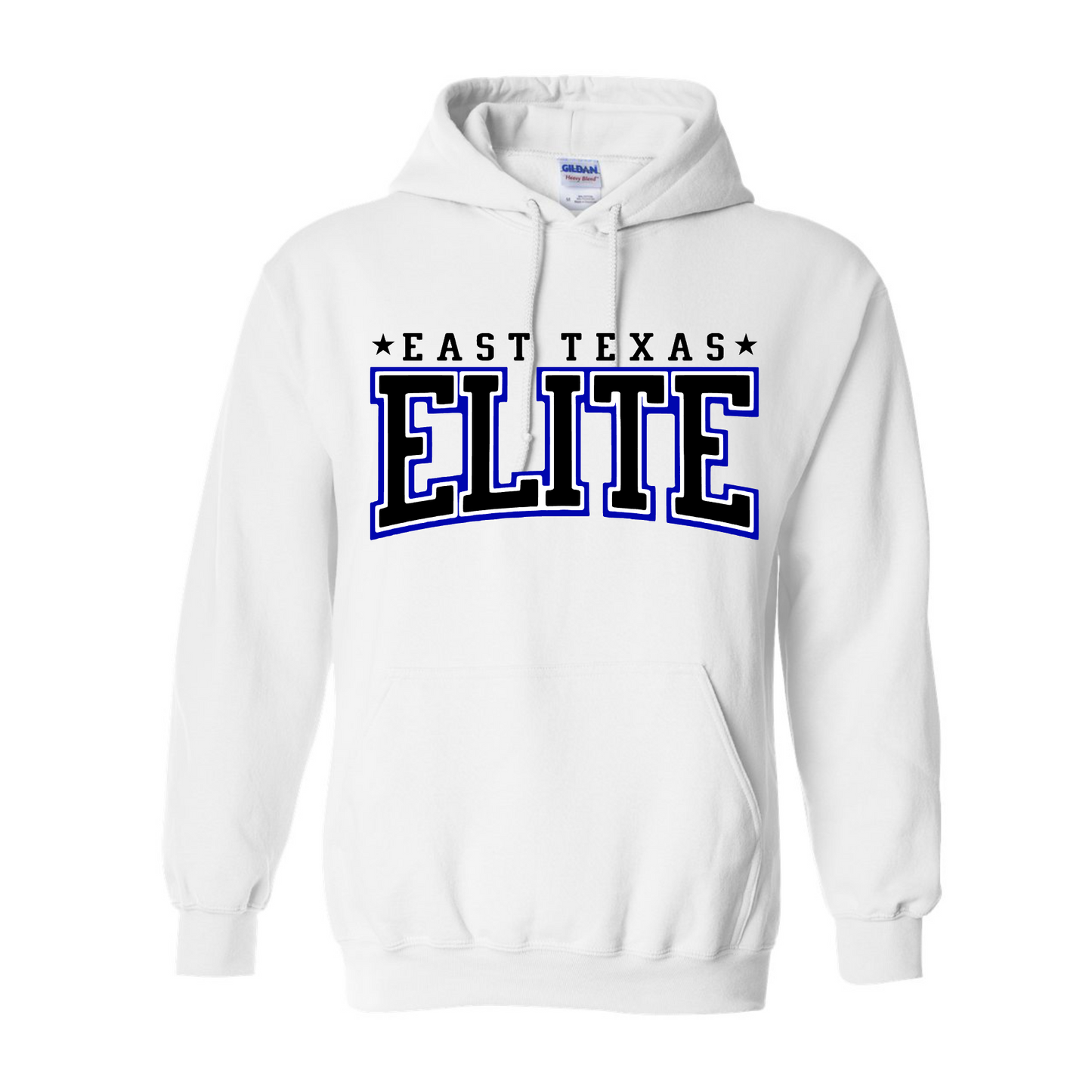 East Texas Elite Baseball Cotton Hoodie, Black Baseball Hoodie, East Texas Elite Baseball Top