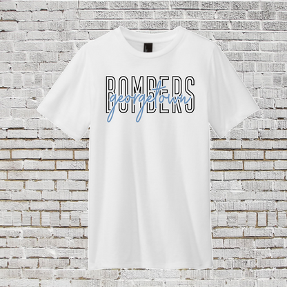 Bombers Baseball Triblend, Georgetown Bombers, Bombers Spiritwear