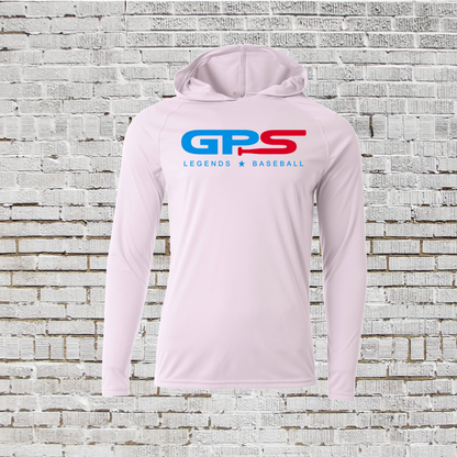 White Legends Hooded Shirt, Drifit Hoodie White Tee, Legends Baseball Drifit