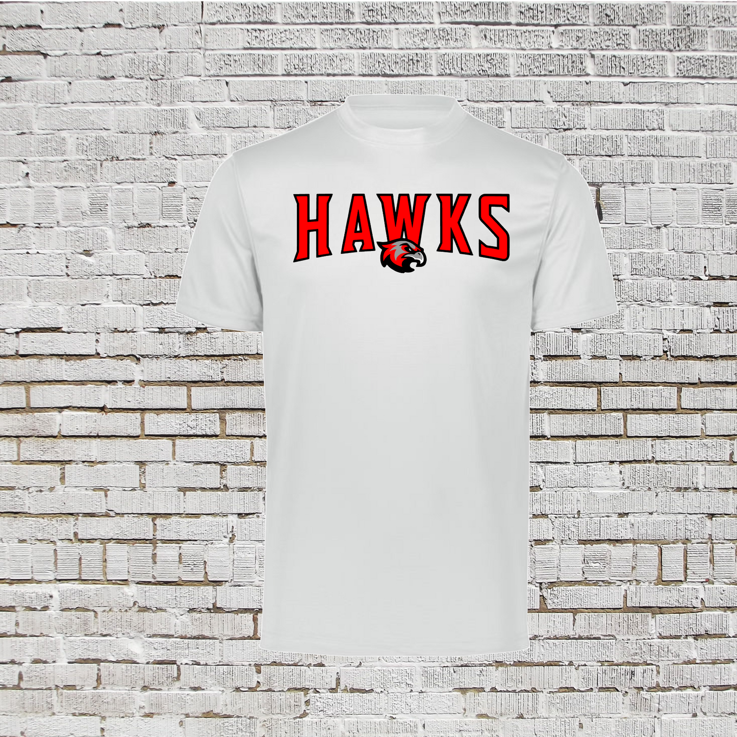 Hawks Baseball Tee, Hawks Baseball Shirt, Short Sleeve Hawks Drifit Shirt