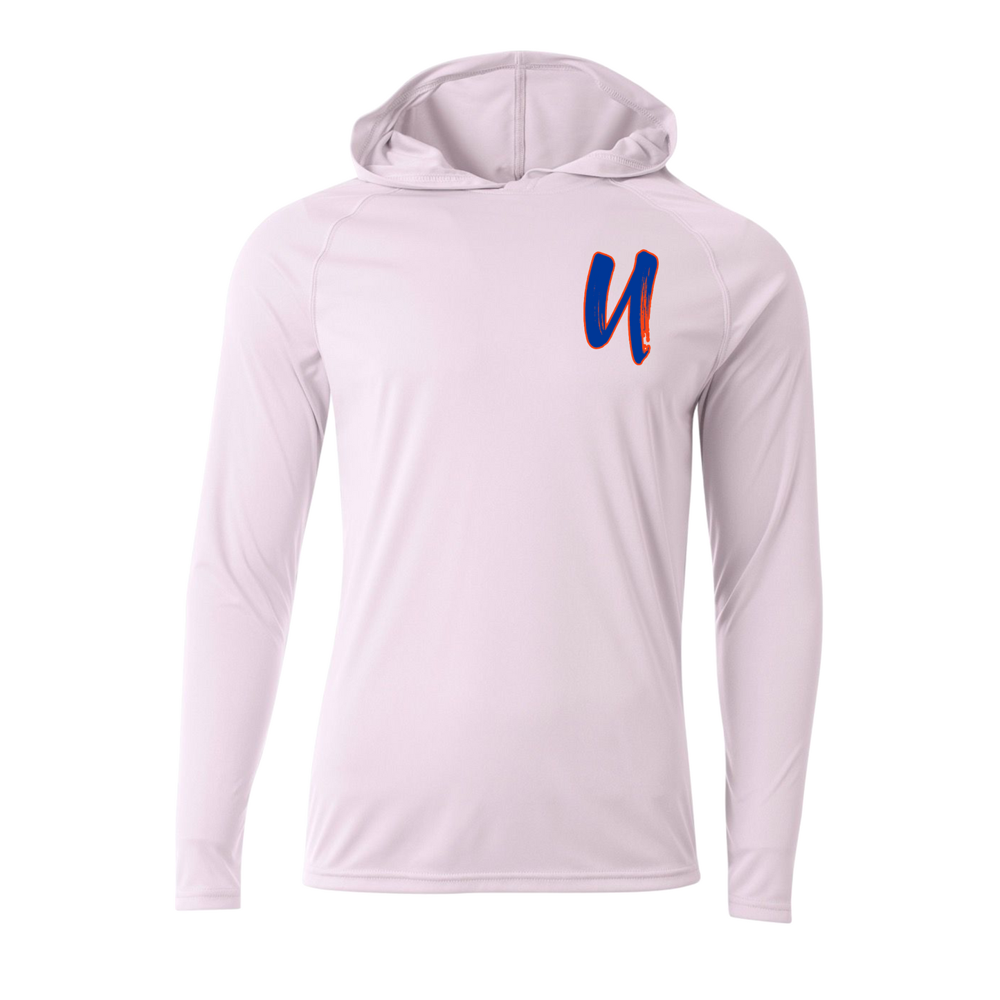 Unity Fastpitch White Long Sleeve Hooded Shirt – Unity Logo | Performance Softball Hoodie