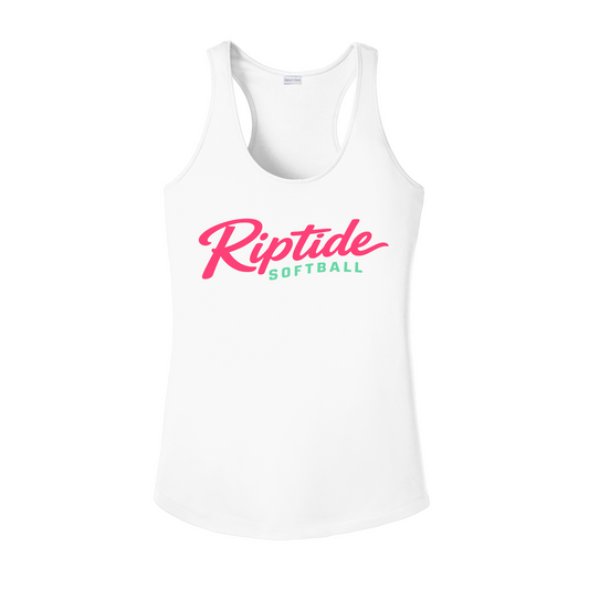 Riptide Softball Logo Women's Racerback Tank