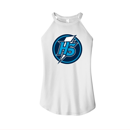 White Storm Baseball Tank Top, Women's Tank, Rocker District Hutto Storm Baseball Sleeveless Shirt