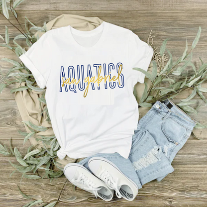 San Gabriel Aquatics Shirt, SGA Tshirt, Bella and Canvas San Gabriel Shirt