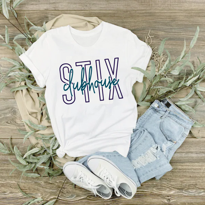 STIX Softball Tee, Clubhouse Stix Softball Shirt, Bella and Canvas Stix TShirt