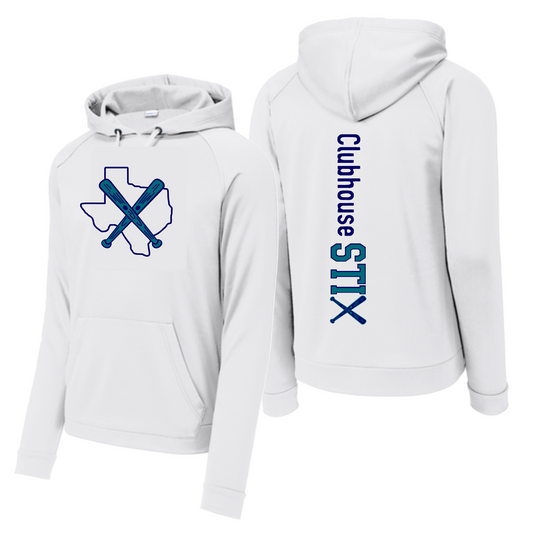 Sport Tek Fleece Stix Softball Hoodie, Stix Softball Sweatshirt, Navy Stix Hoodie