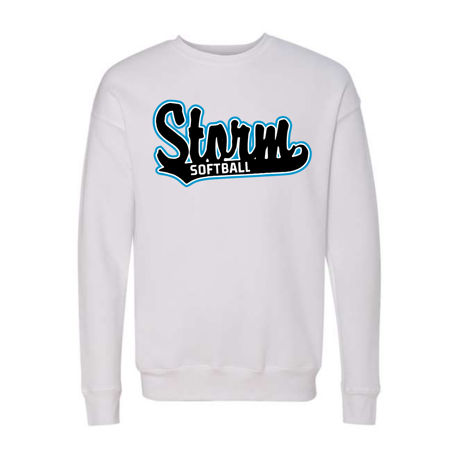 Storm Softball Sweatshirt, Black Storm Sweatshirt, Storm Softball Top