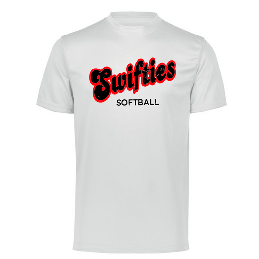 White Swifties Softball Tshirt, Swifties Softball Shirt, Swifties Softball
