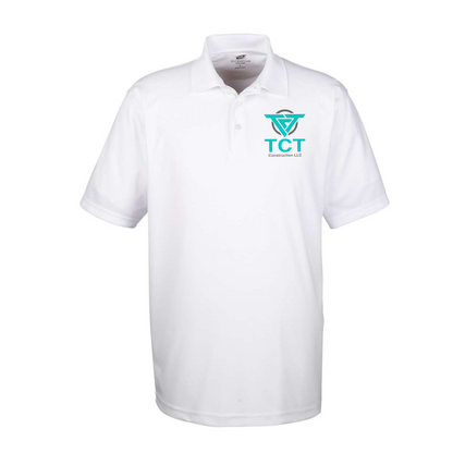 Jade TCT Construction Performance Polo, Short Sleeve TCT Shirt, TCT Construction Drifit