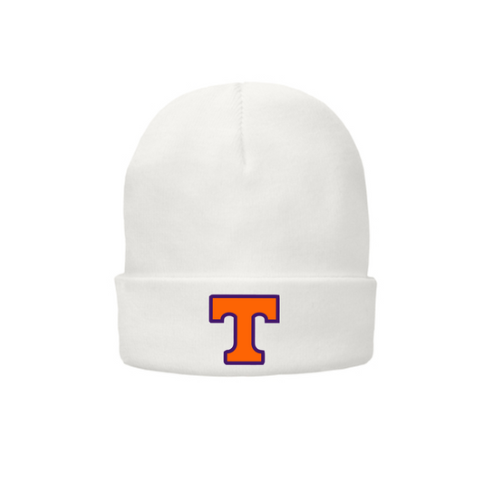 White Texas Bulldogs Beanie - Bulldogs Baseball Beanie