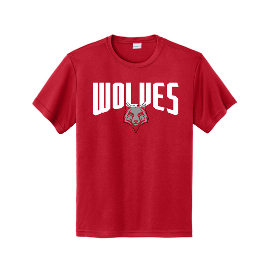 Red Wolves Baseball Shirt, Wolves Tshirt, Wolves Baseball Spiritwear