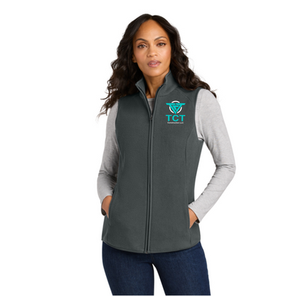 TCT Construction Full Zip Vest, Fleece TCT Vest, TCT Construction Apparel