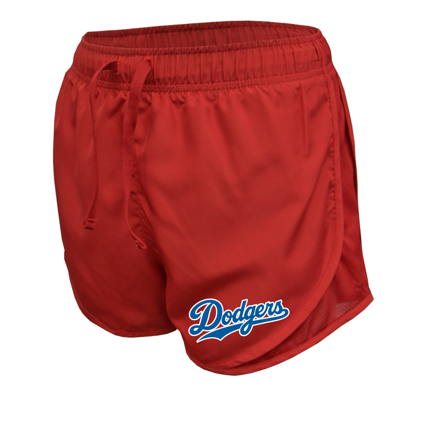 Womens Red Running Shorts, Leander Dodgers Shorts