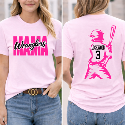 Wranglers Mama Tee – Light Pink