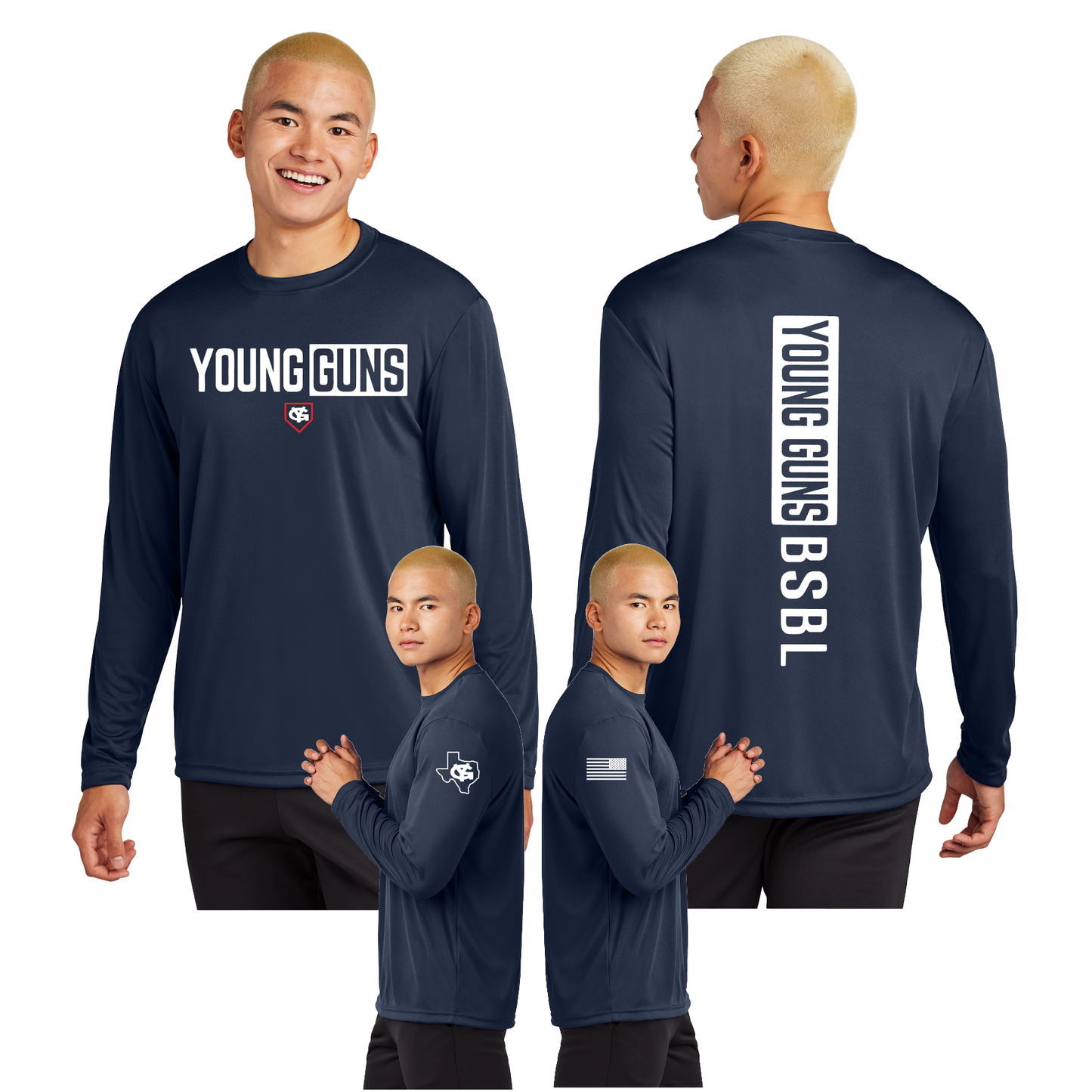 Short Sleeve Young Guns BSBL Tee, Young Guns Baseball Spirit Wear, Young Guns Shirt