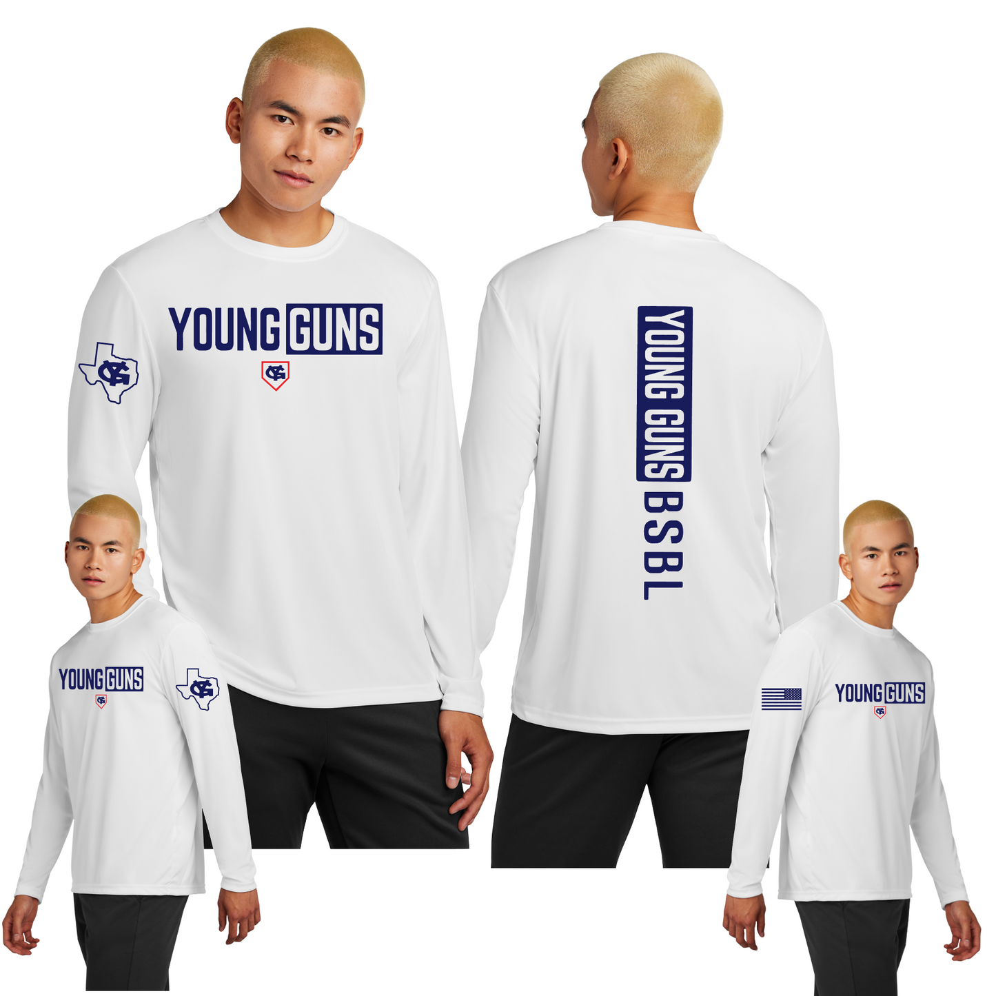 Short Sleeve Young Guns BSBL Tee, Young Guns Baseball Spirit Wear, Young Guns Shirt