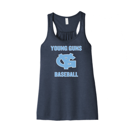 Young Guns Racer Back Tank, Young Guns Tank Top, Young Guns Baseball Racer Tee