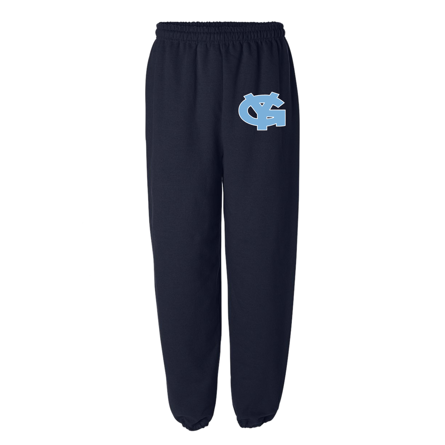 Young Guns Baseball Navy Cotton Sweatpants, Young Guns Baseball Pants, YG Sweatpants