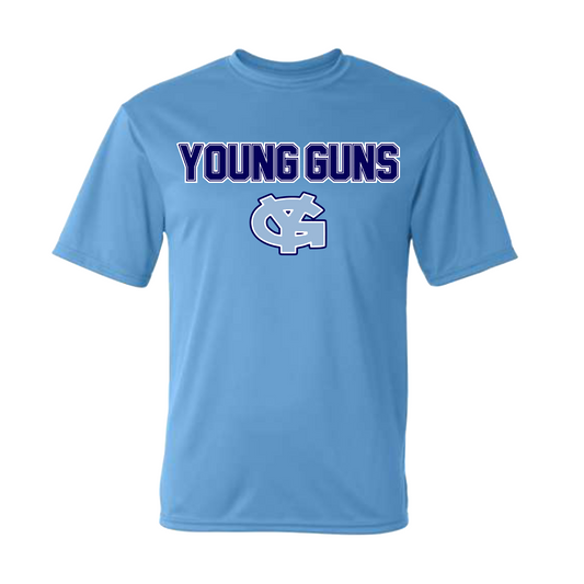 Young Guns Baseball Tshirt, YG Baseball Blue Shirt, Longsleeve Young Guns Baseball Tee