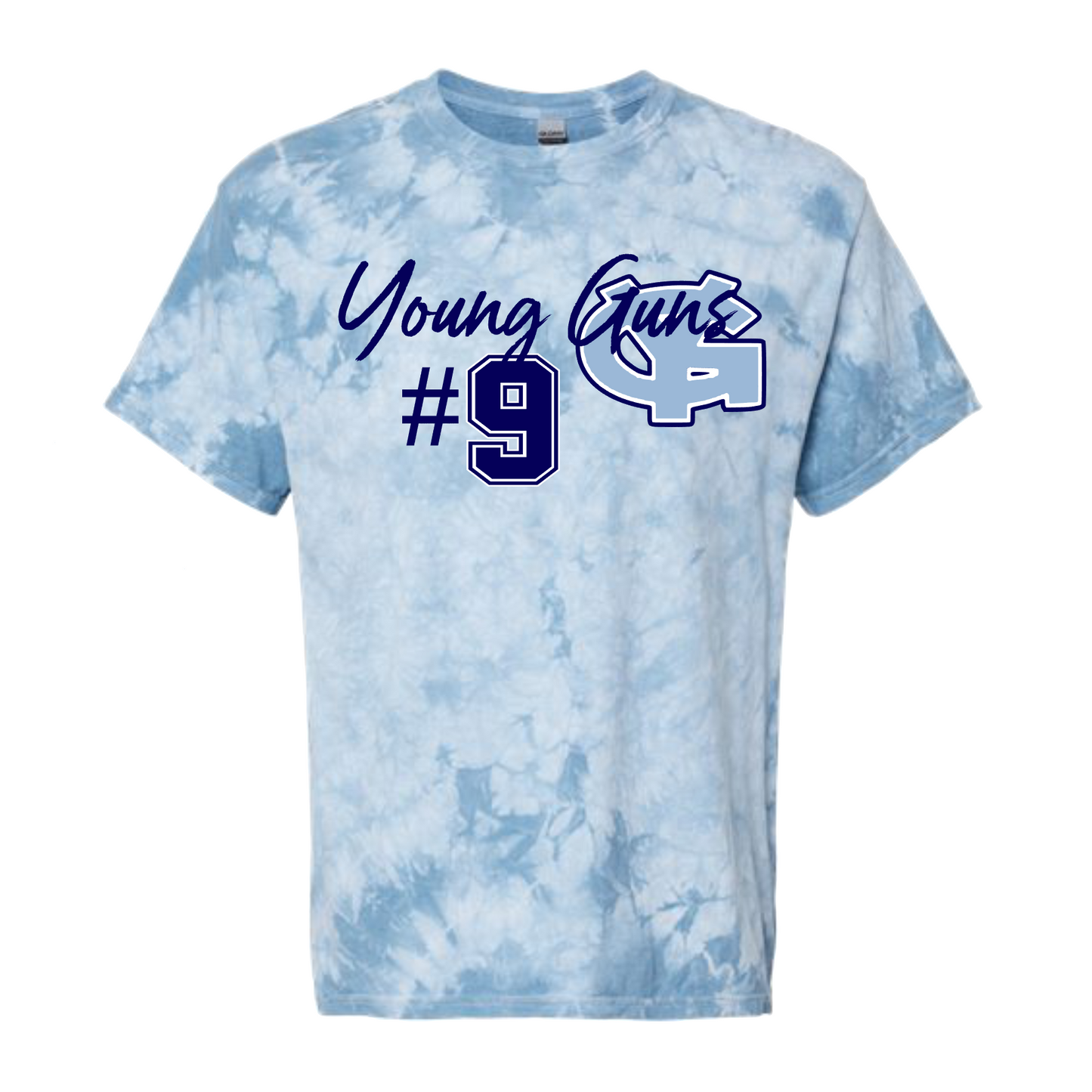 Young Guns Crewneck Sweatshirt, Young Guns Mom Sweatshirt, White Young Guns Sweatshirt, Blue Tie Dye Sweatshirt