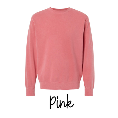Puff Team Name Sweatshirt Custom Sports Team Crewneck
